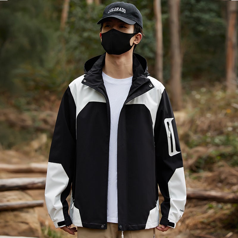 New Style Men'S Windproof Waterproof Outdoor Fleece Jacket Trendy Brand Xizang Couple Single-Layer Mountaineering Jacket Women - Image 1